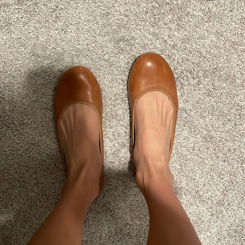 Brown hush puppies